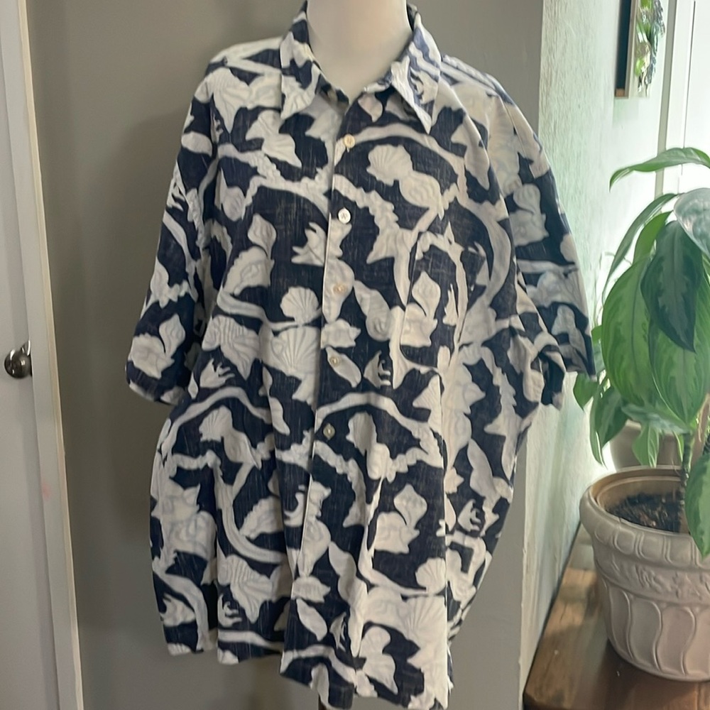 Old Navy Seashell Patterned Shirt